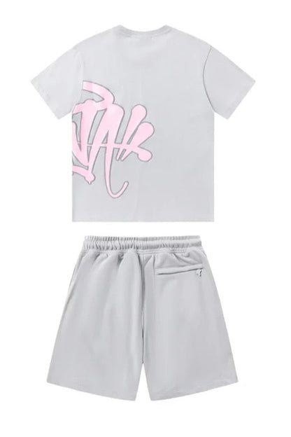 Short Set Grey/Pink